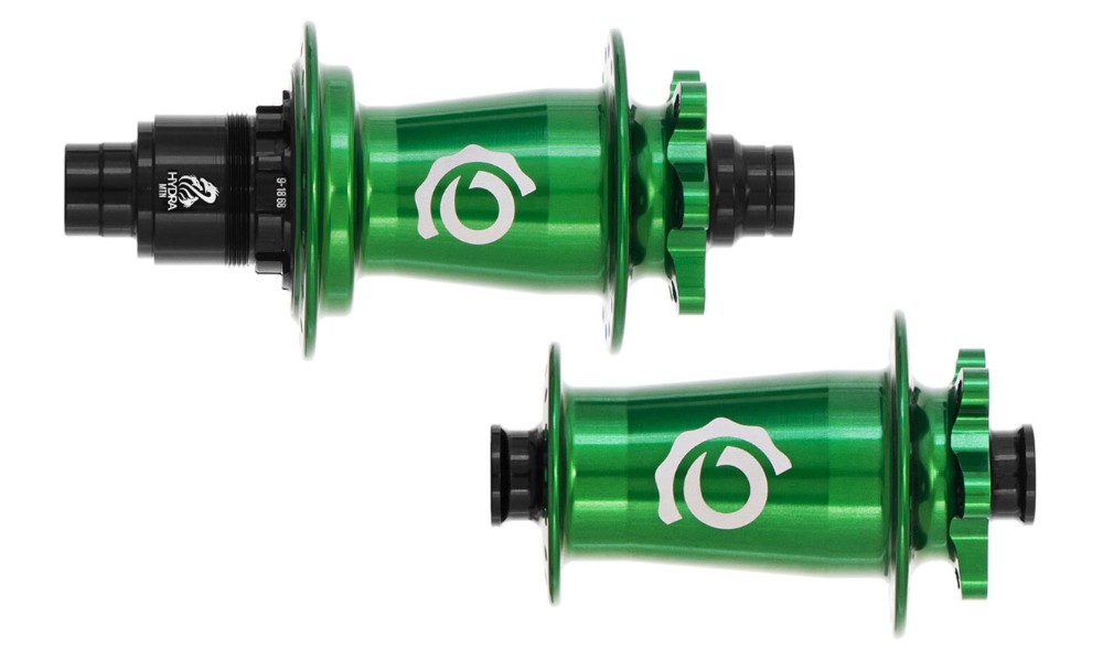 Industry Nine Hydra 32H ISO 6 Bolt Boost Hubset Green